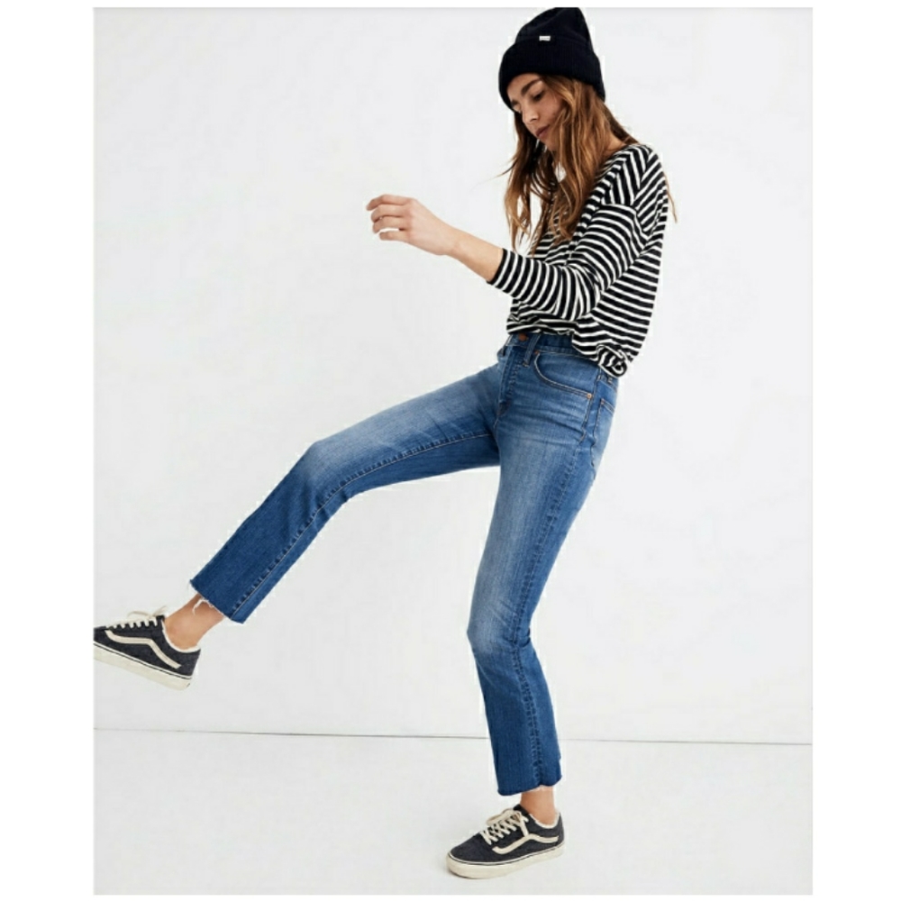 Cali Demi-Boot Jeans in Kemper Wash: Back-Seam Edi